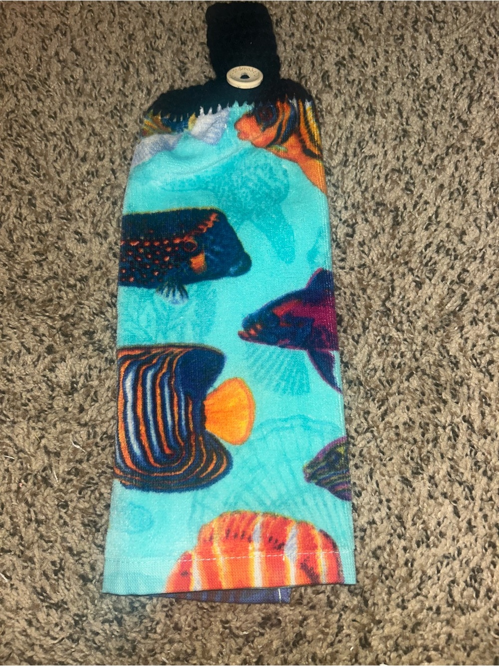 Tropical Fish Hanging Towel